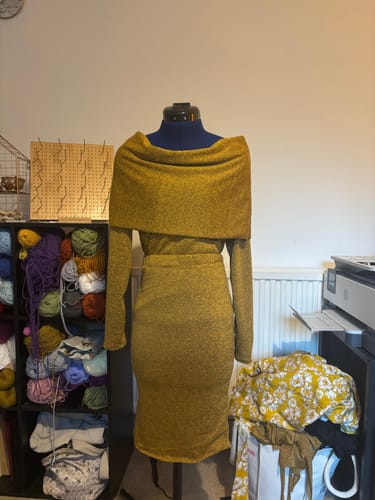 Customer photo review of Melange Knit Fabric