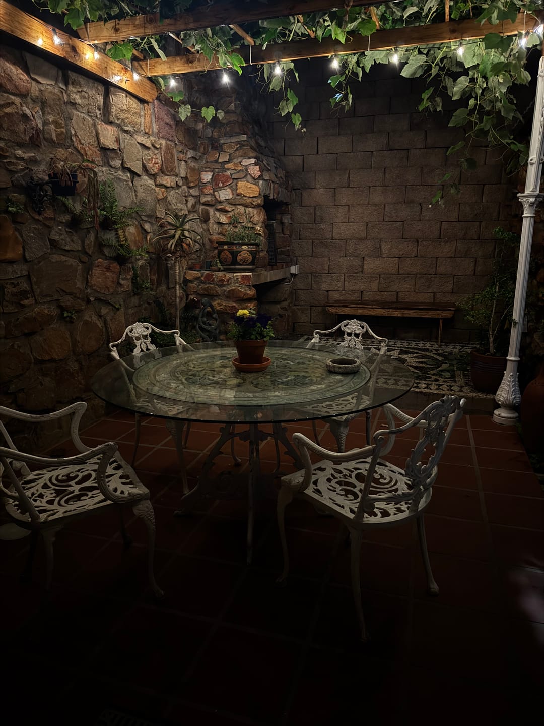 Customer photo review of Solar Mini Bulb String Lights