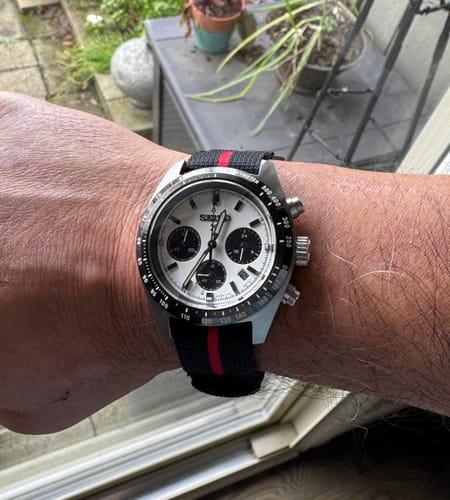 Customer photo review of Glomar Explorer - Hook & Loop Strap Striped