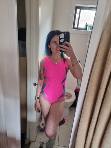 Customer photo review of Mermaid Tails Leotard- SALE