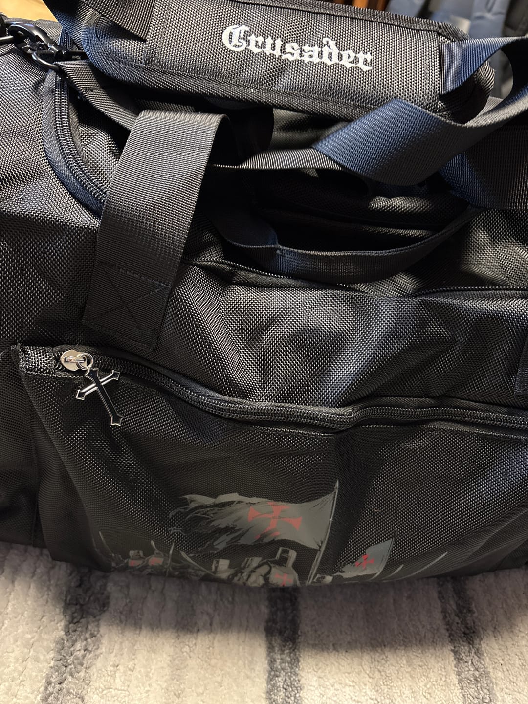 Customer photo review of Crusader Duffle Bag