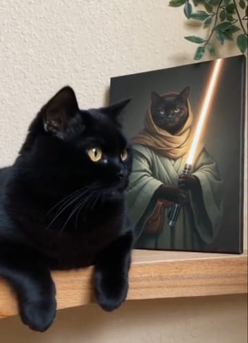 Customer photo review of Artzuzu Custom Portrait For Pets - Master Yoda
