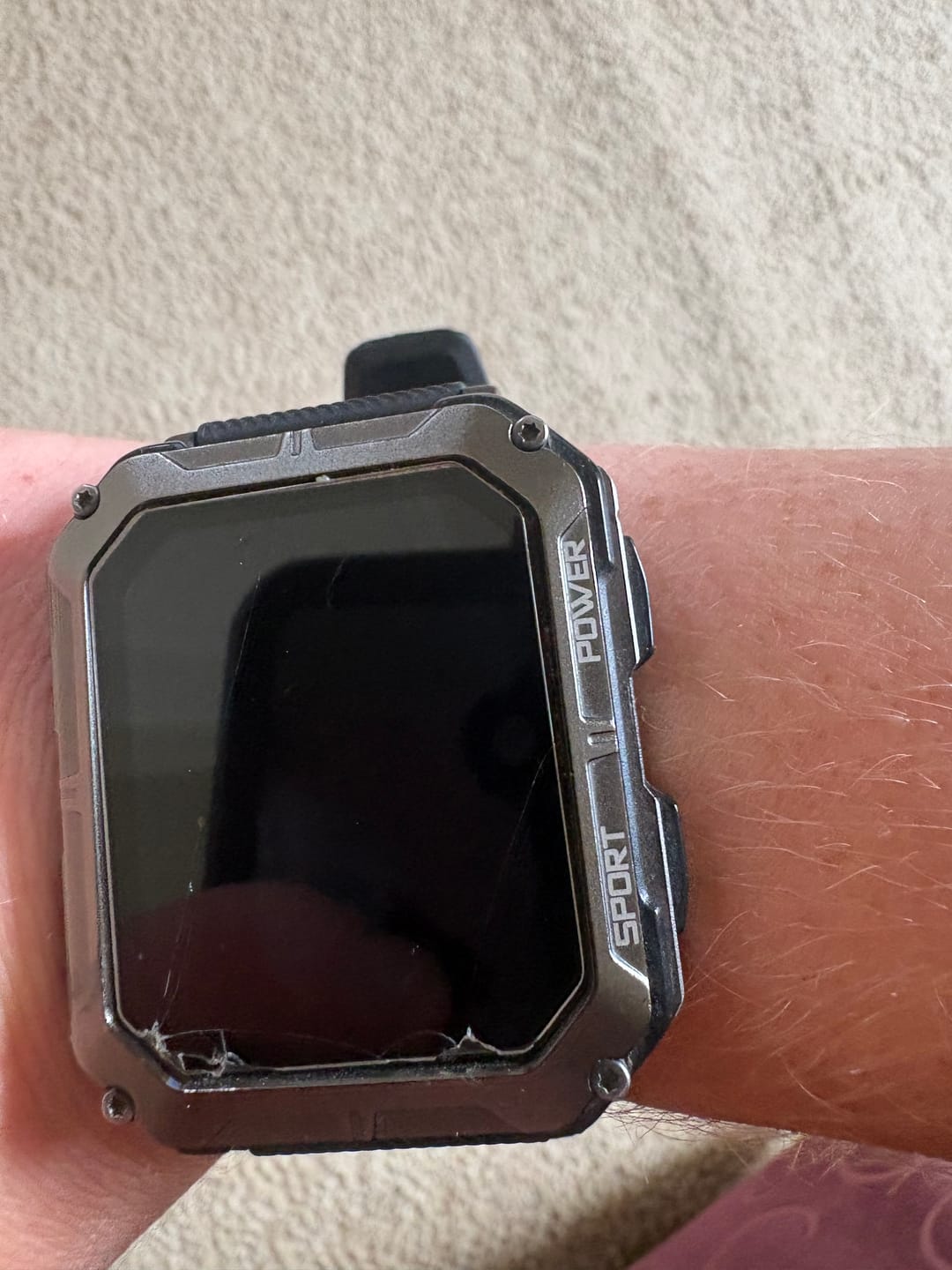 Customer photo review of Hard Hat Smartwatch