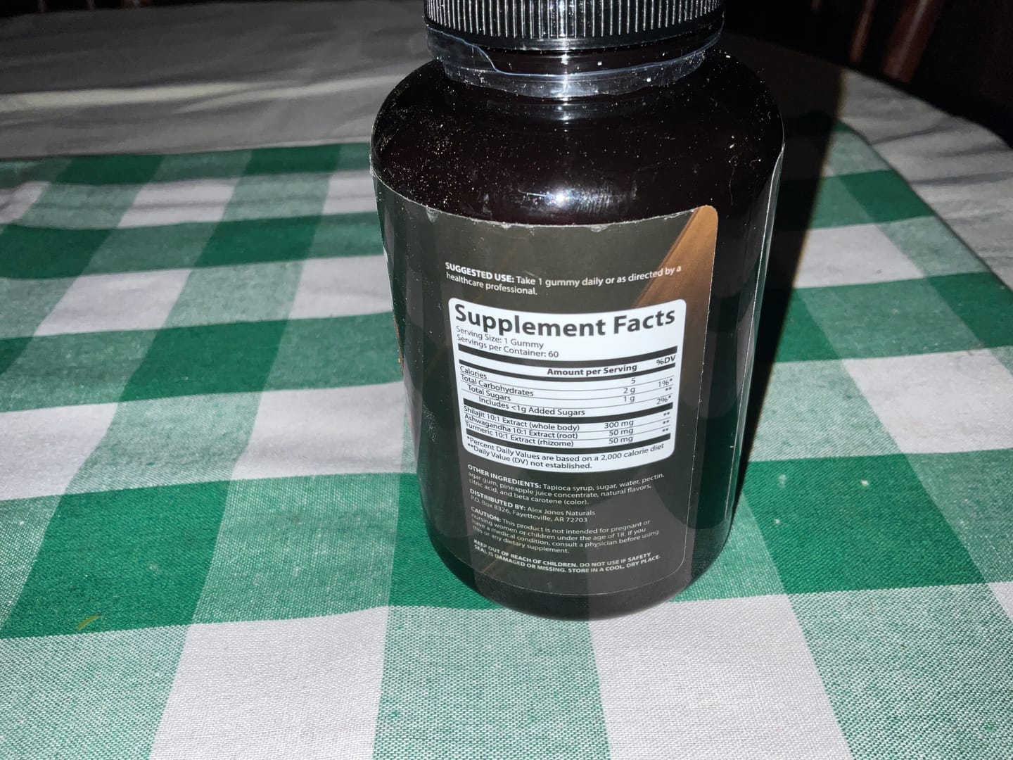 Customer photo review of Shilajit Gummies - Super-Infused Supplement