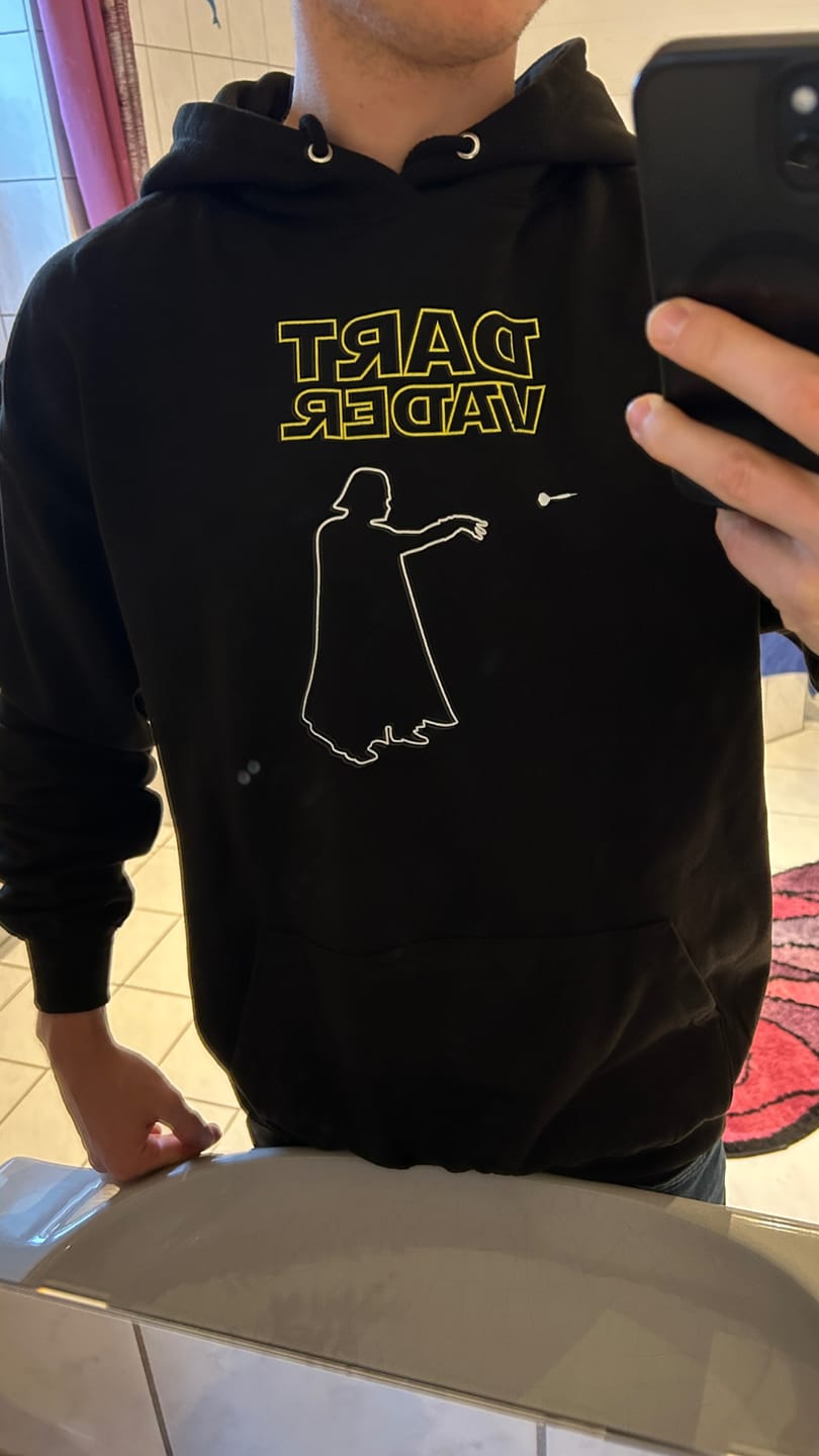 Customer photo review of Dart Vader | Hoodie
