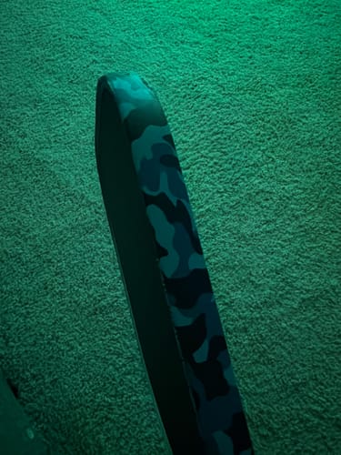 Customer photo review of Blue Camo Edge Tape (3 pack) - Pickleball Paddle Edge Tape