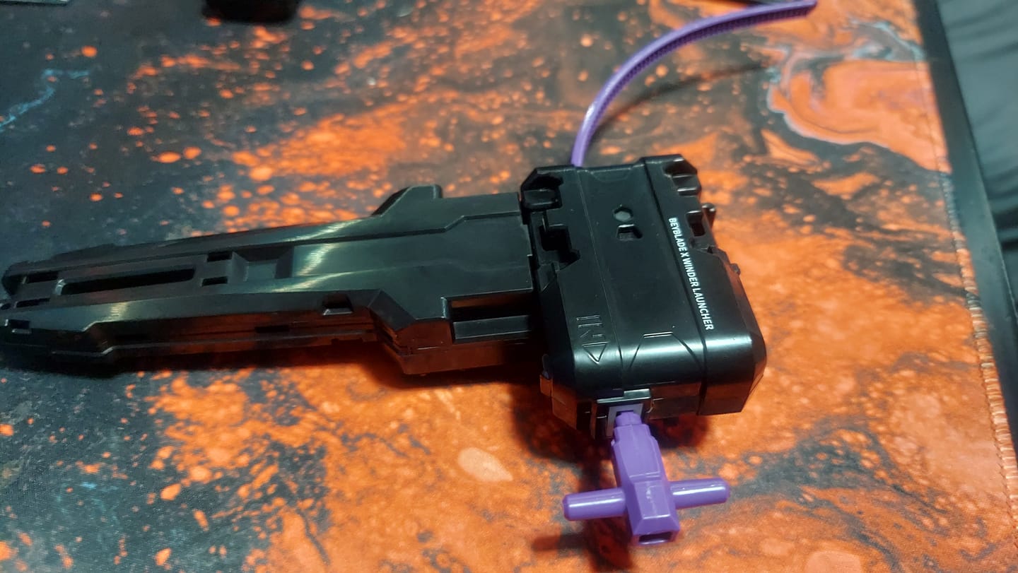 Customer photo review of TAKARA TOMY Beyblade X Launcher Grip BX-11