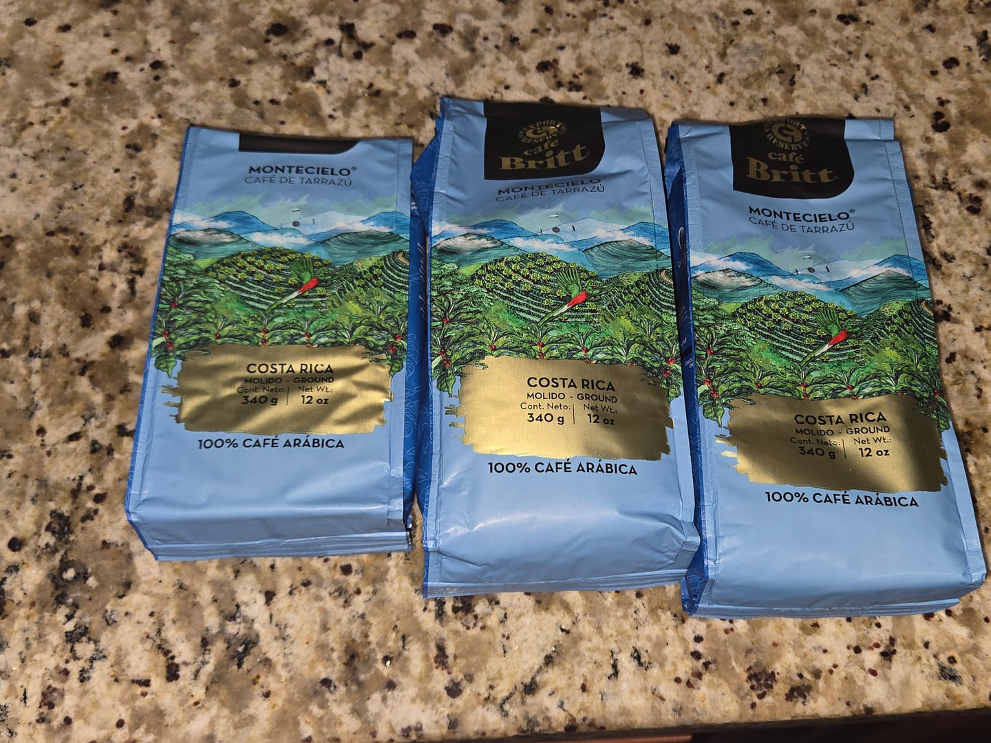 Customer photo review of COSTA RICAN MONTECIELO COFFEE FROM TARRAZÚ