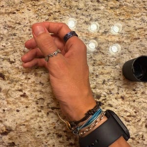 Customer photo review of Creation of Adam Ring