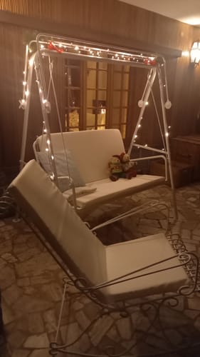 Customer photo review of Cuscino Imbottito per Sdraio Cook, Sfoderabile, Antigraffio, con Laccetti, Interni od Esterni, Imbottitura 5 cm, Universale Copri Sdraio Giardino 45x120 cm VARI COLORI