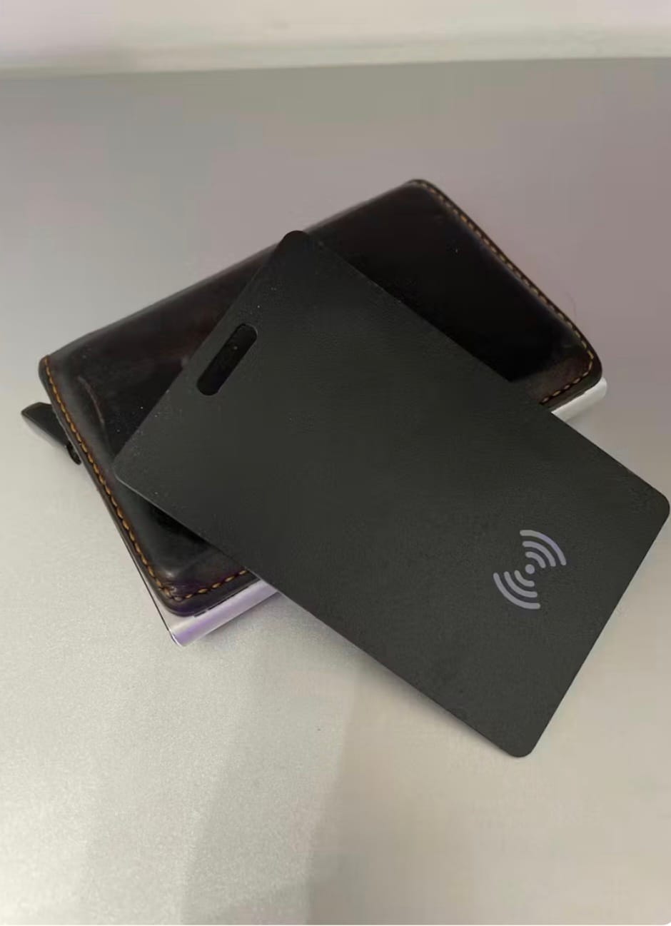 Customer photo review of Smart Tracking Card – Hitta din plånbok på sekunder