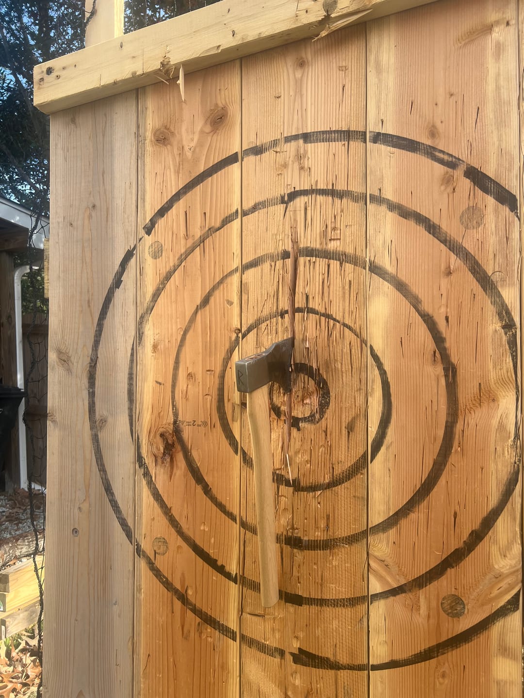 Customer photo review of The Ragnar Throwing Axe