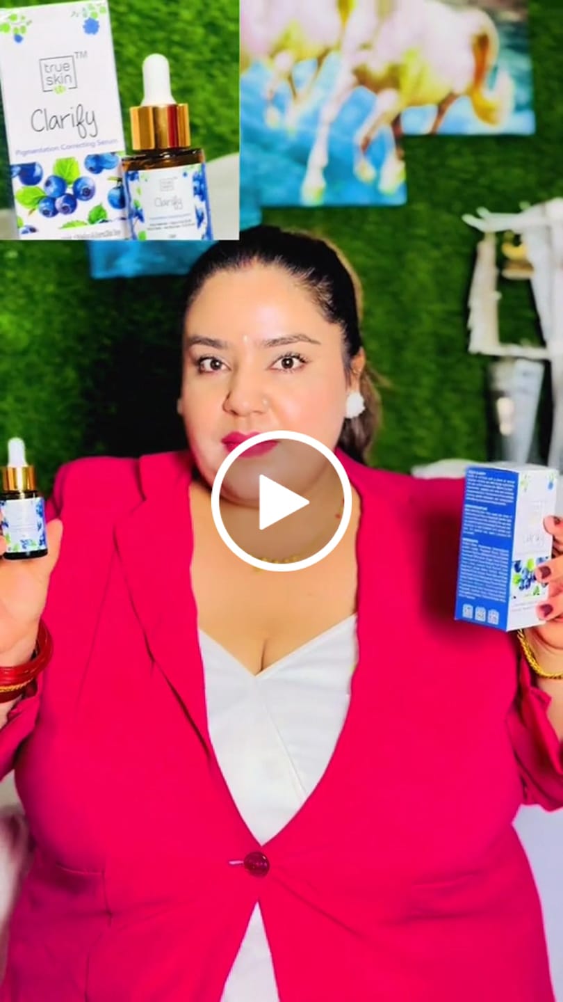 Customer video review of True Skin Clarify Pigmentation Correcting Serum | Best Pigmented Skin
