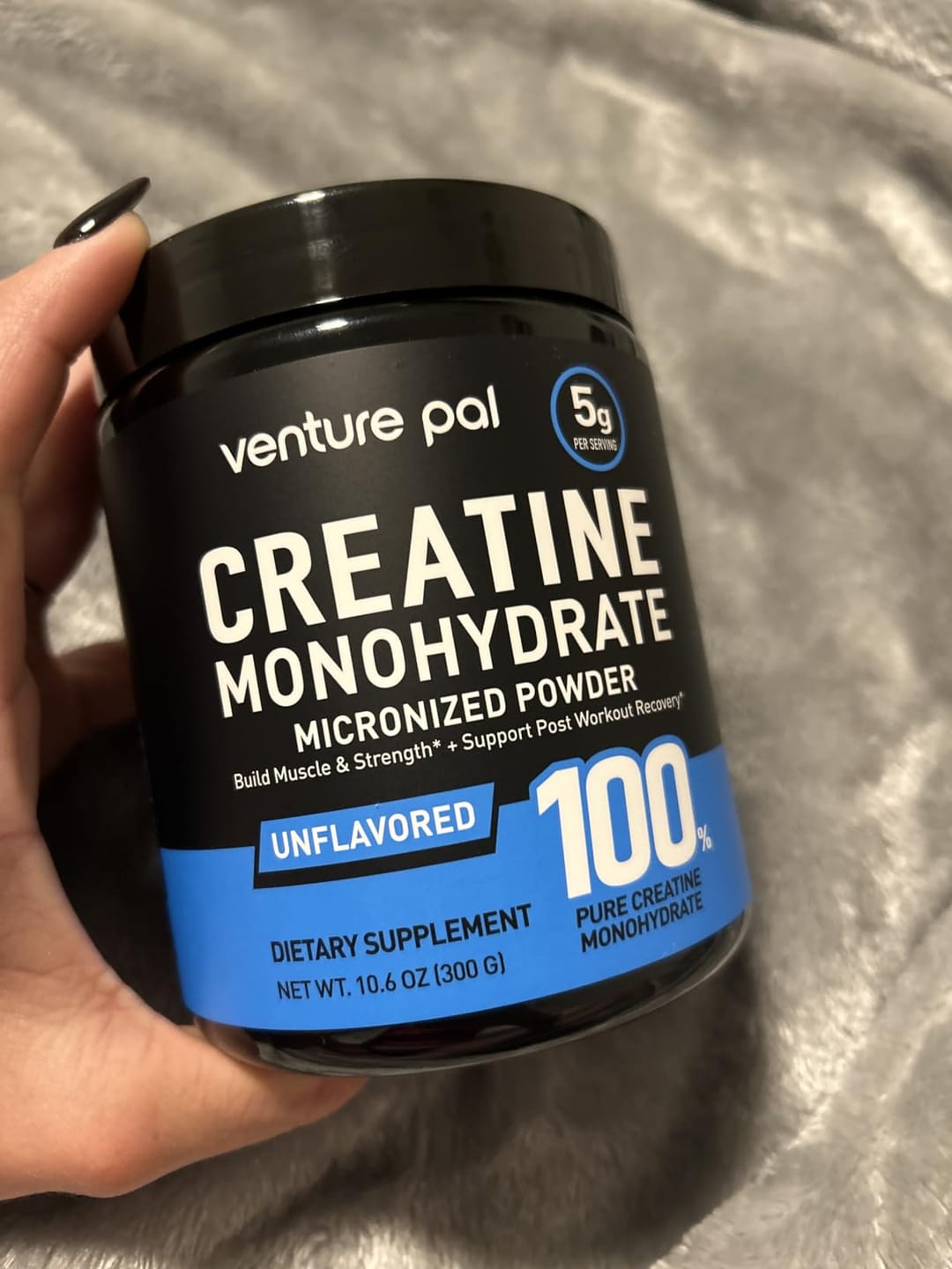 Customer photo review of Venture Pal Micronized Creatine Monohydrate Powder – 60 Servings