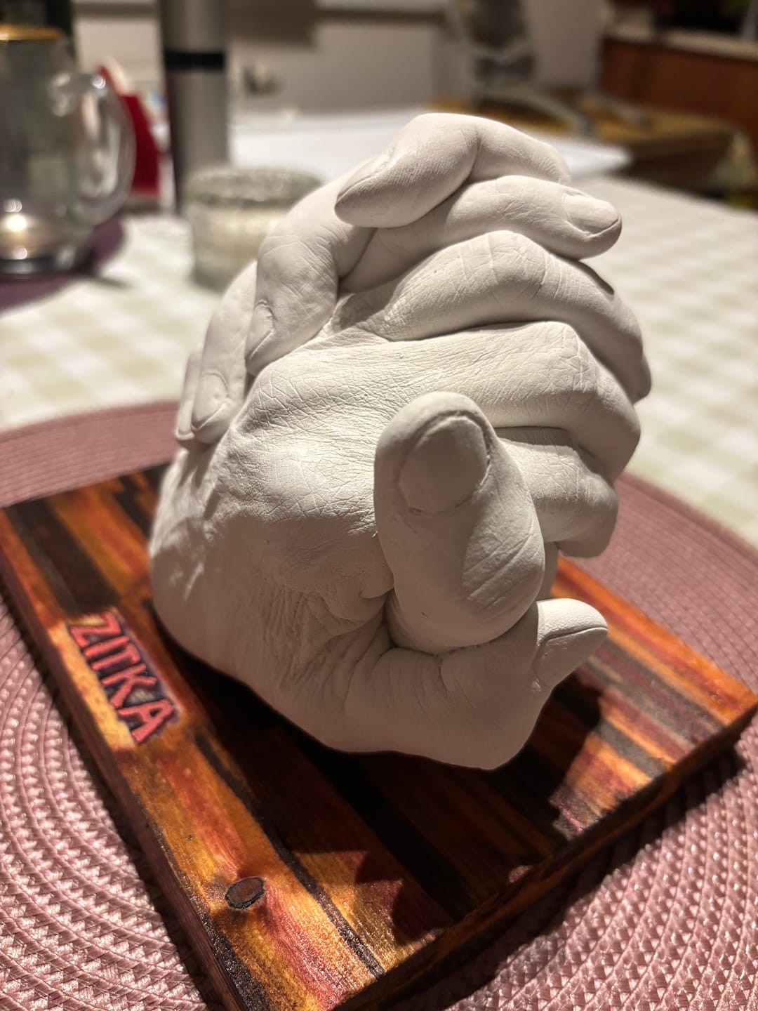 Customer photo review of Sada Na Odlievanie Rúk | Pár