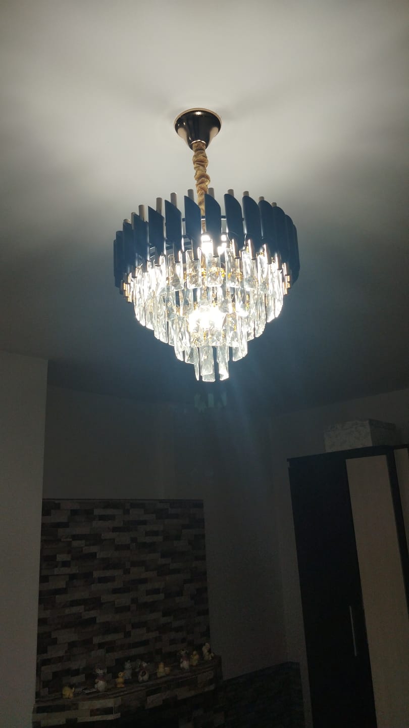 Customer photo review of Candelabru Cristal BLACK PANTHER 400mm