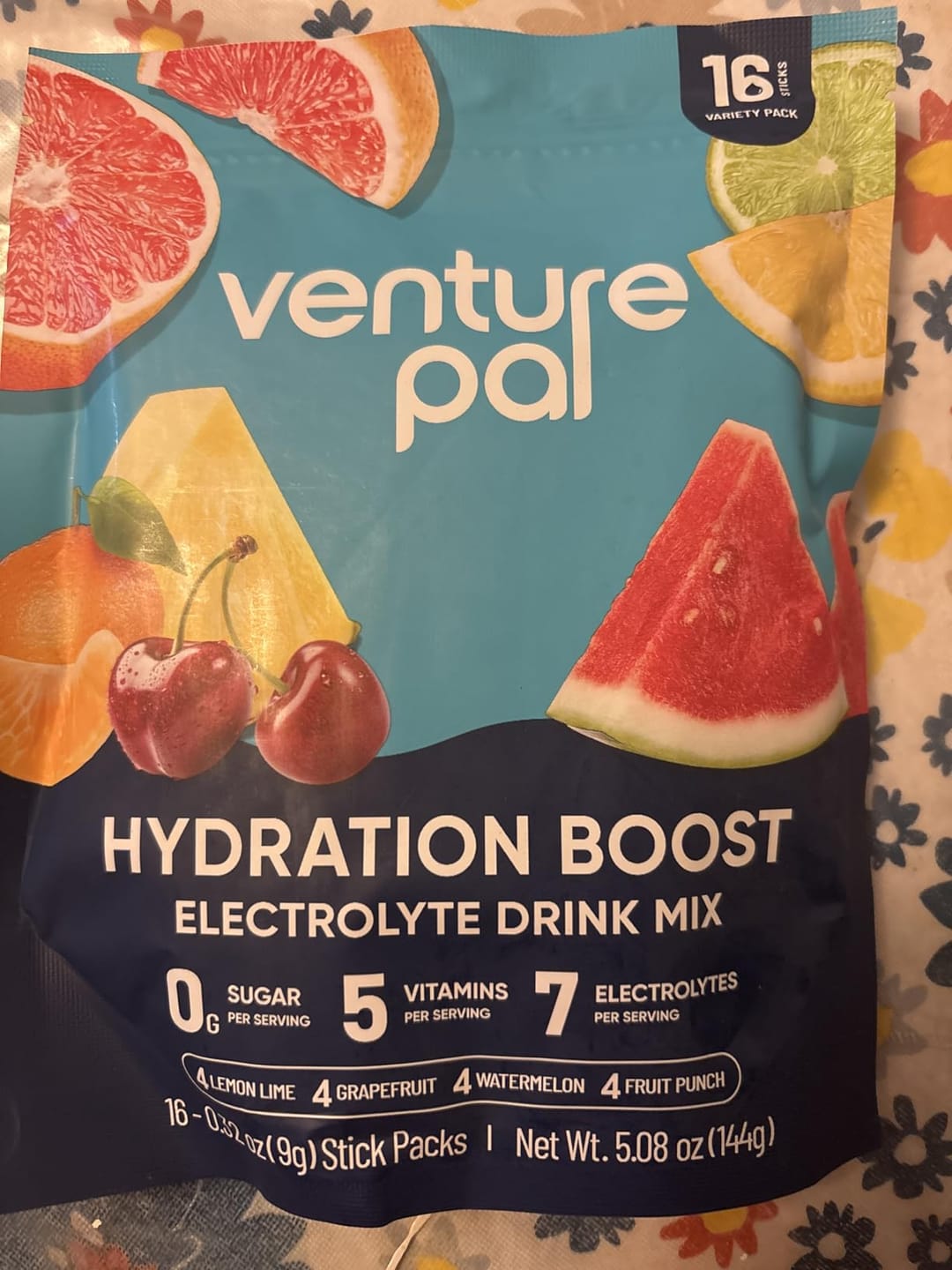 Customer photo review of Sugar Free Electrolyte Powder Packets