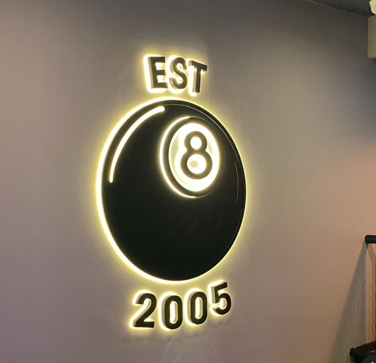 Customer photo review of Custom Backlit & Frontlit Letters - QUOTE ONLY