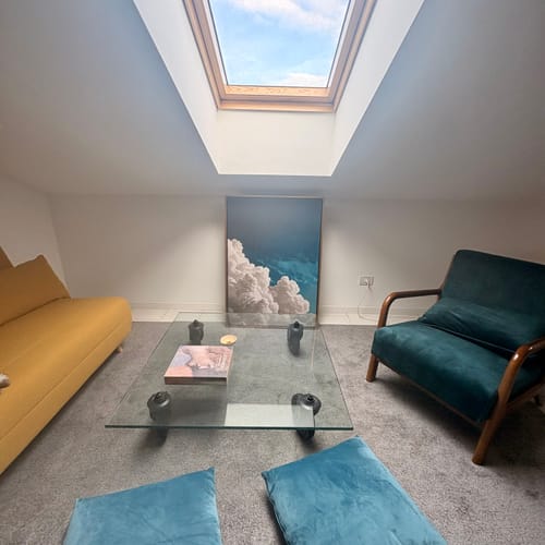 Customer photo review of Blue Cloud No3 Print