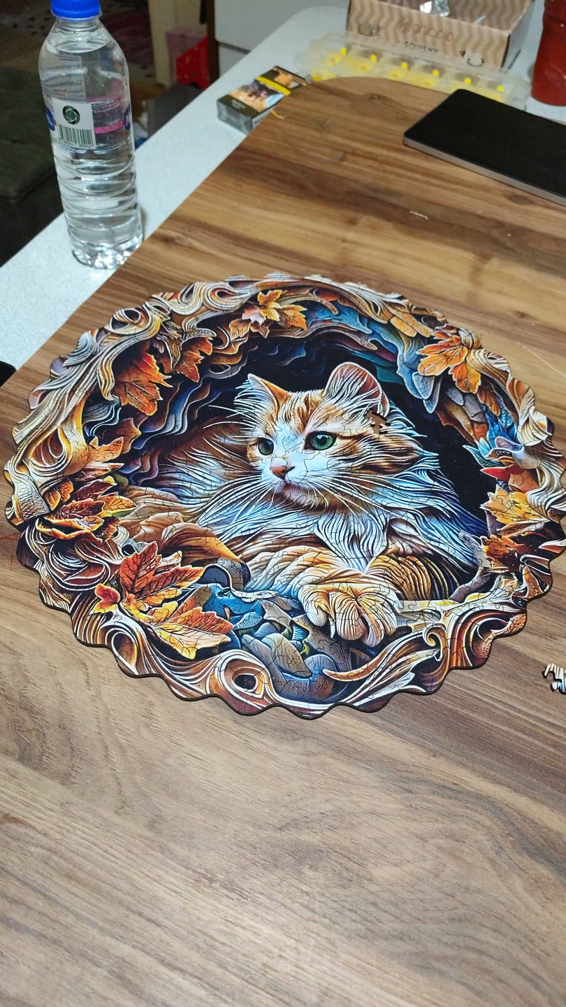 Customer photo review of Kedi V2 - Ahşap Puzzle