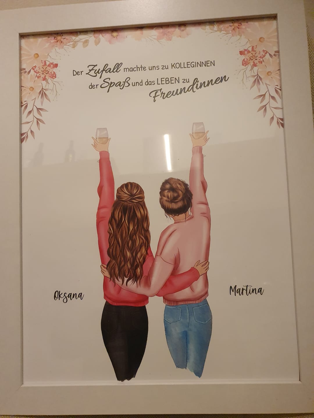 Customer photo review of Best Friends Forever - Personalisiertes Poster
