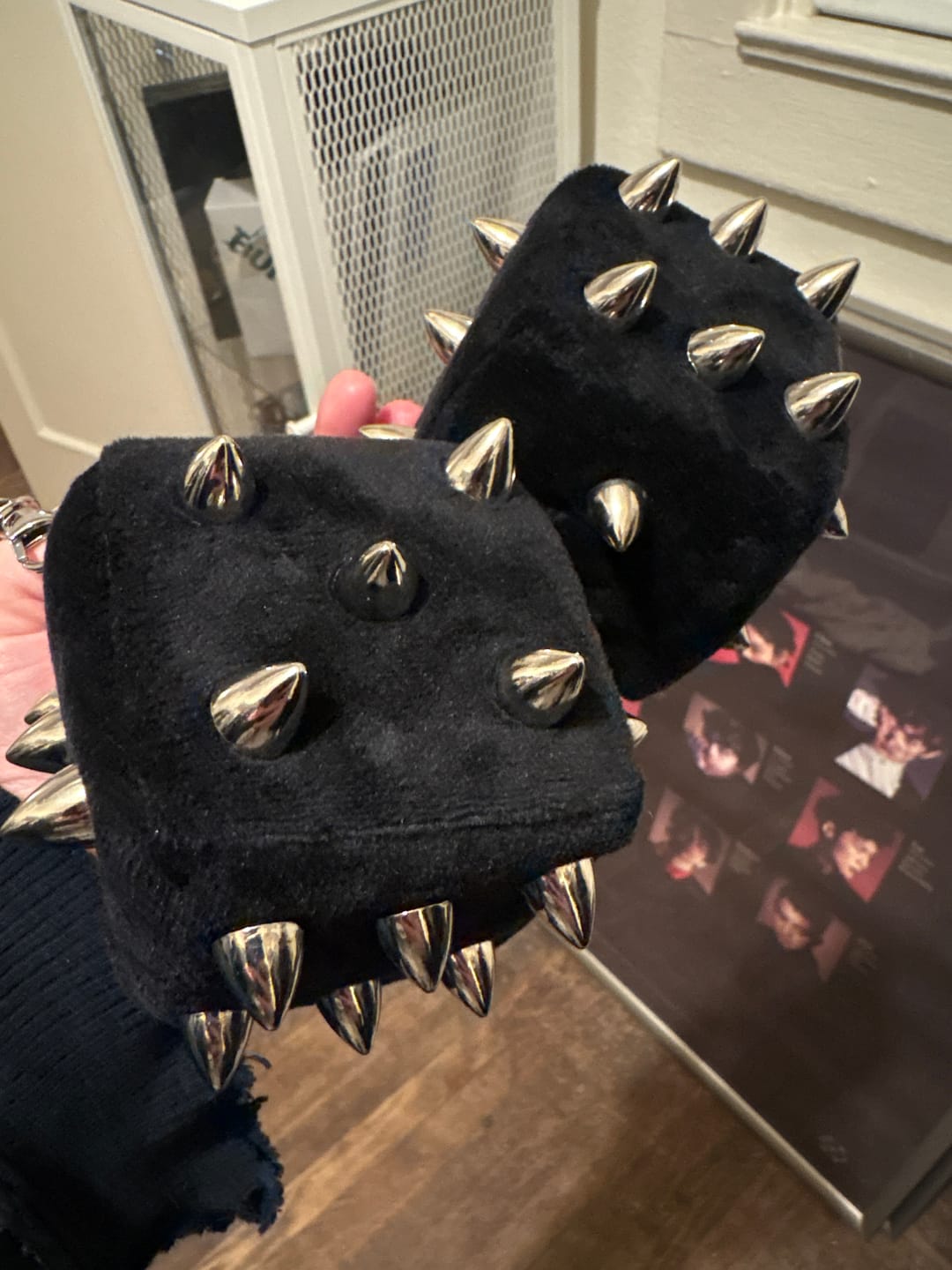 Customer photo review of SPIKE DICE PLUSHIE