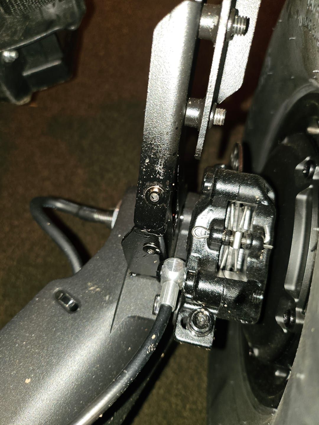 Customer photo review of Garde boue pour trottinette Veehop