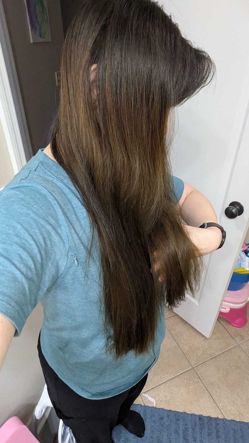 Customer photo review of Leave-In Conditioner