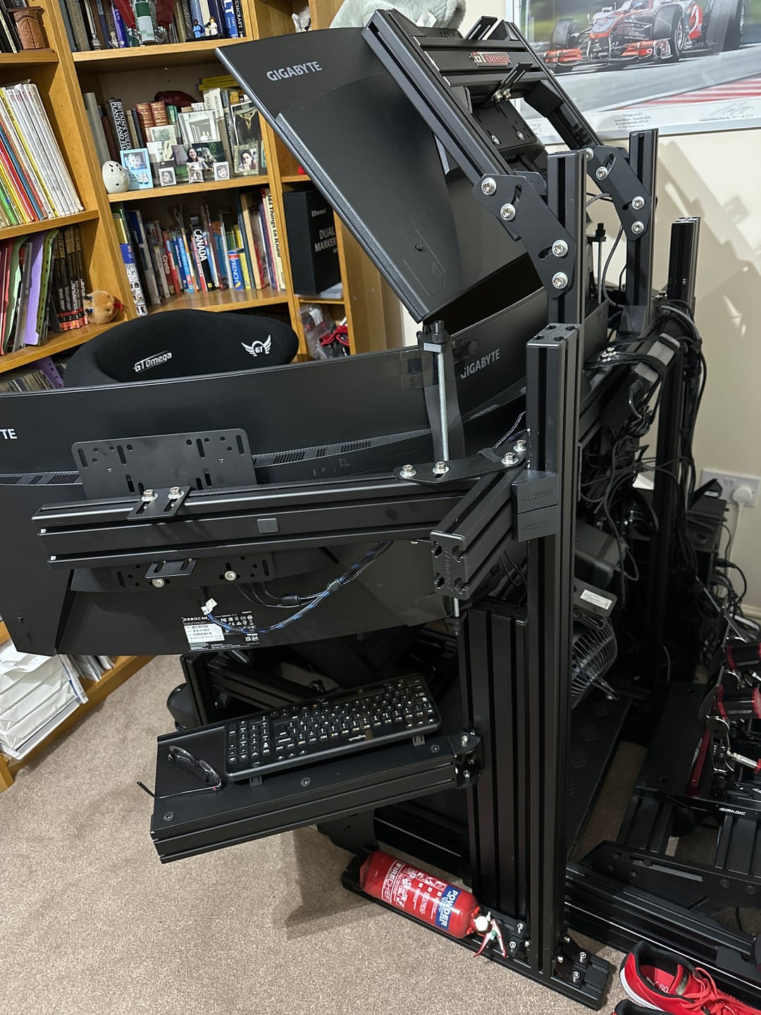 Customer photo review of Simulator Monitor Stand