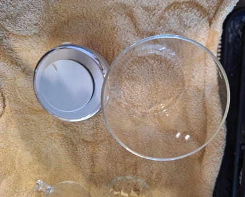 Customer photo review of Frascos de almacenamiento de alimentos de vidrio con tanque sellado al vacío de granos de café 500/1100/1700 con válvula de CO2, contenedor hermético a prueba de humedad para el hogar