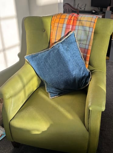 Customer photo review of Fabric Paint -- Olive