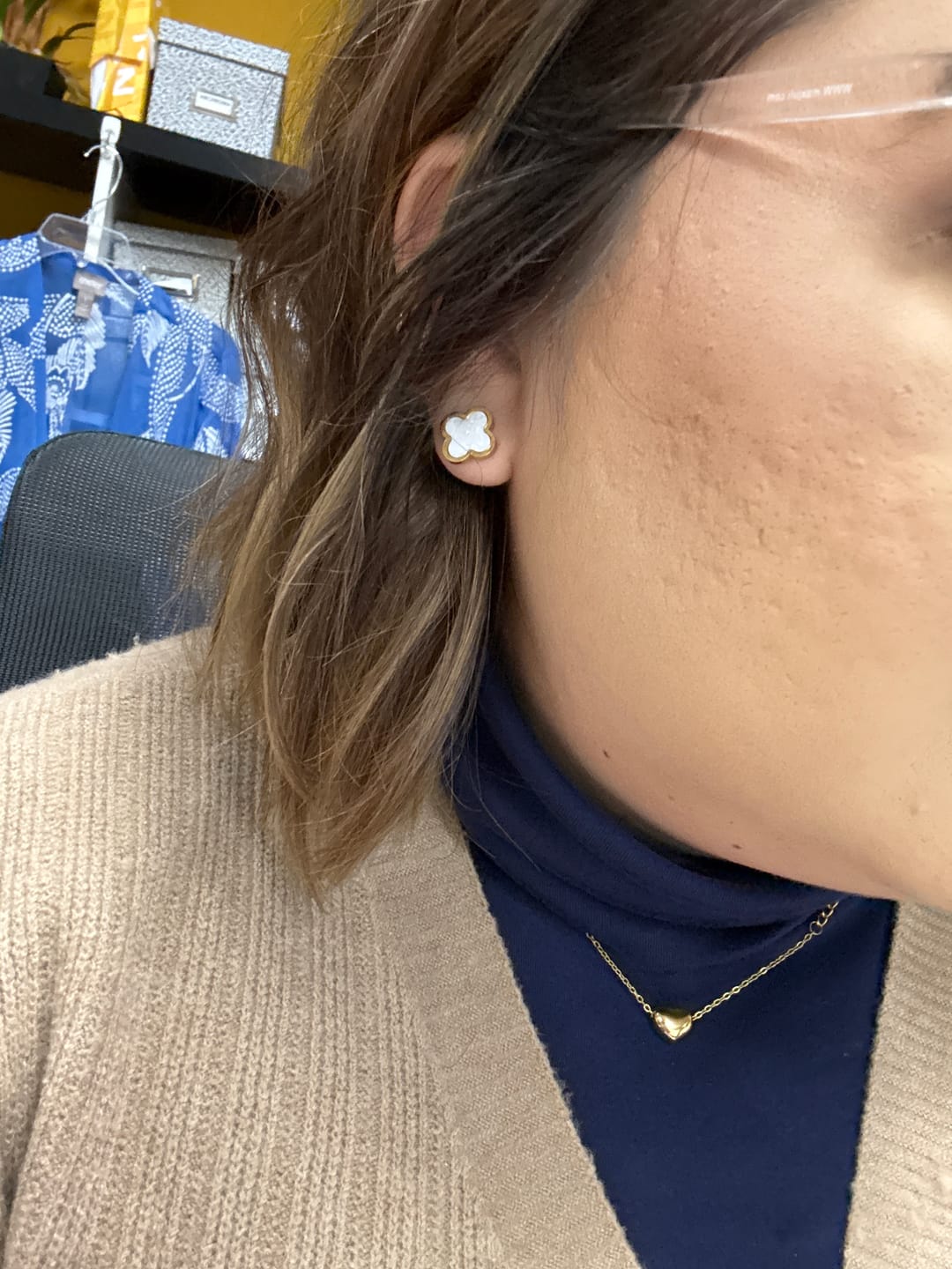 Customer photo review of Nova Earrings (Bundle)