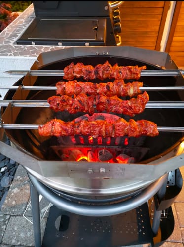 Customer photo review of Churrasco Grillspieß aus Edelstahl