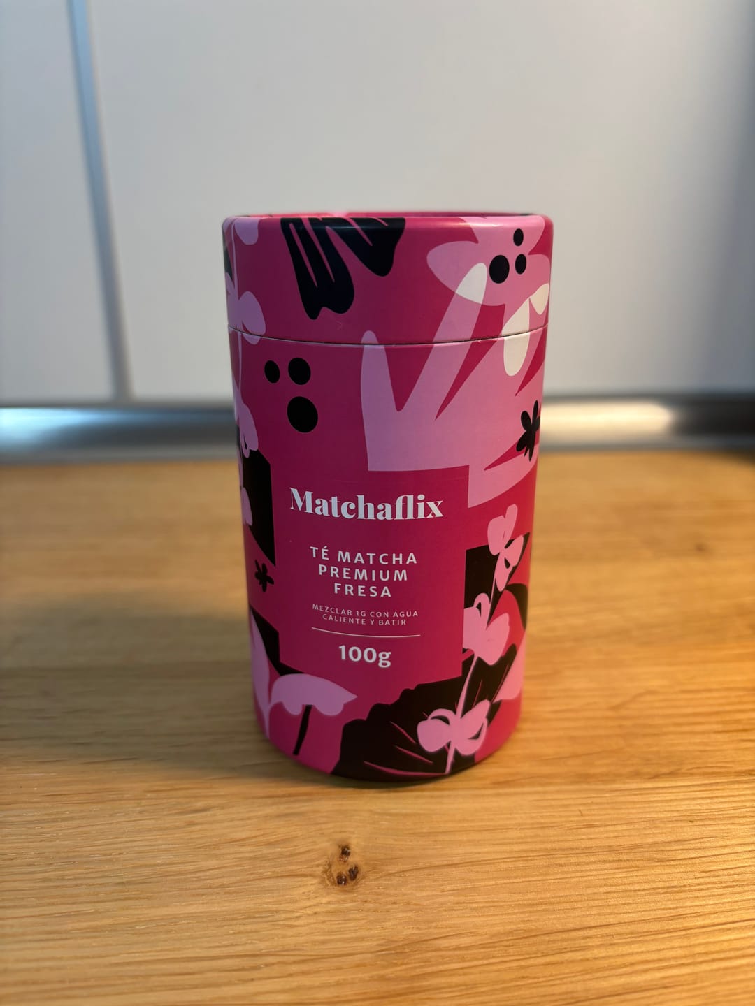 Customer photo review of Té Matcha Premium Fresa
