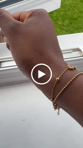 Customer video review of Layered Butterfly Bracelet
