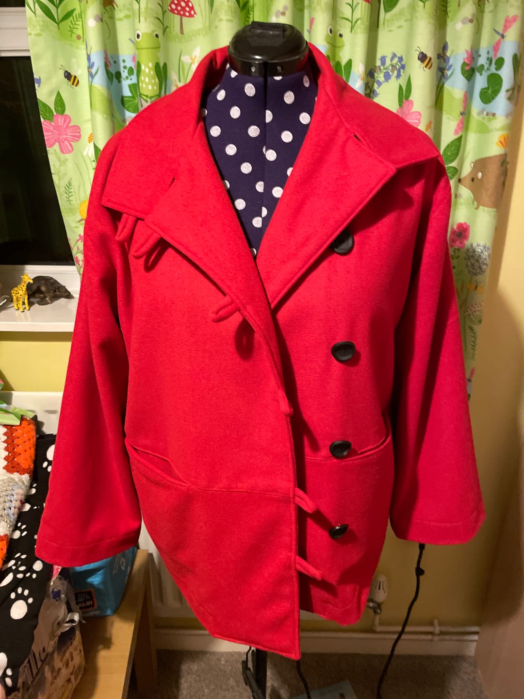 Customer photo review of Plain Wool Blend Fabric