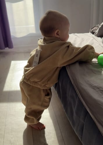 Customer photo review of Solid Color Tracksuit Set