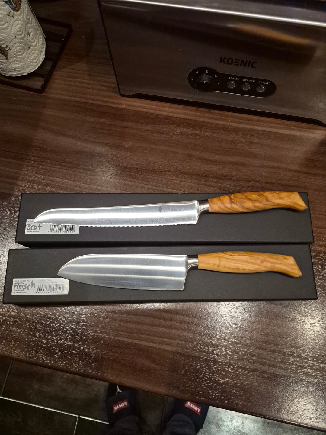 Customer photo review of Küchenscharf Santoku 16 cm (100% Solinger Handwerkskunst)
