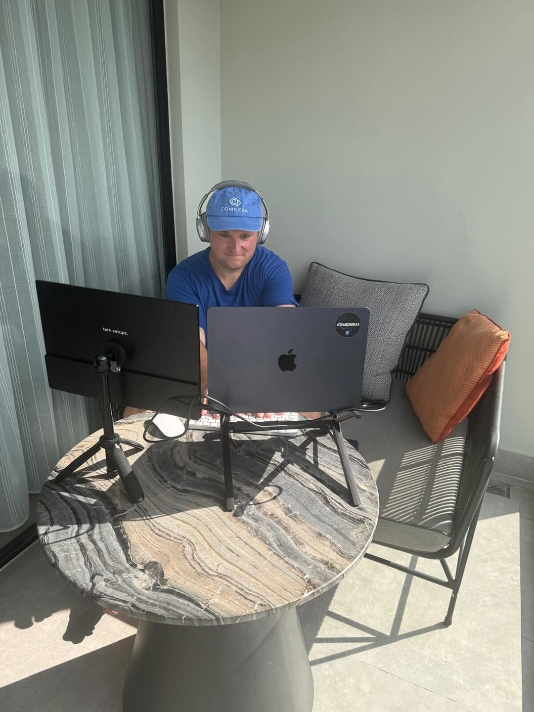 Customer photo review of 16” Portable Monitor + Stand