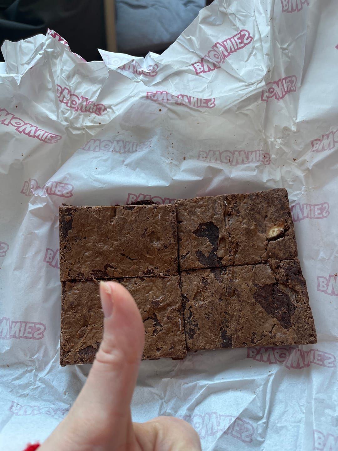 Customer photo review of Classic Triple Chocolate