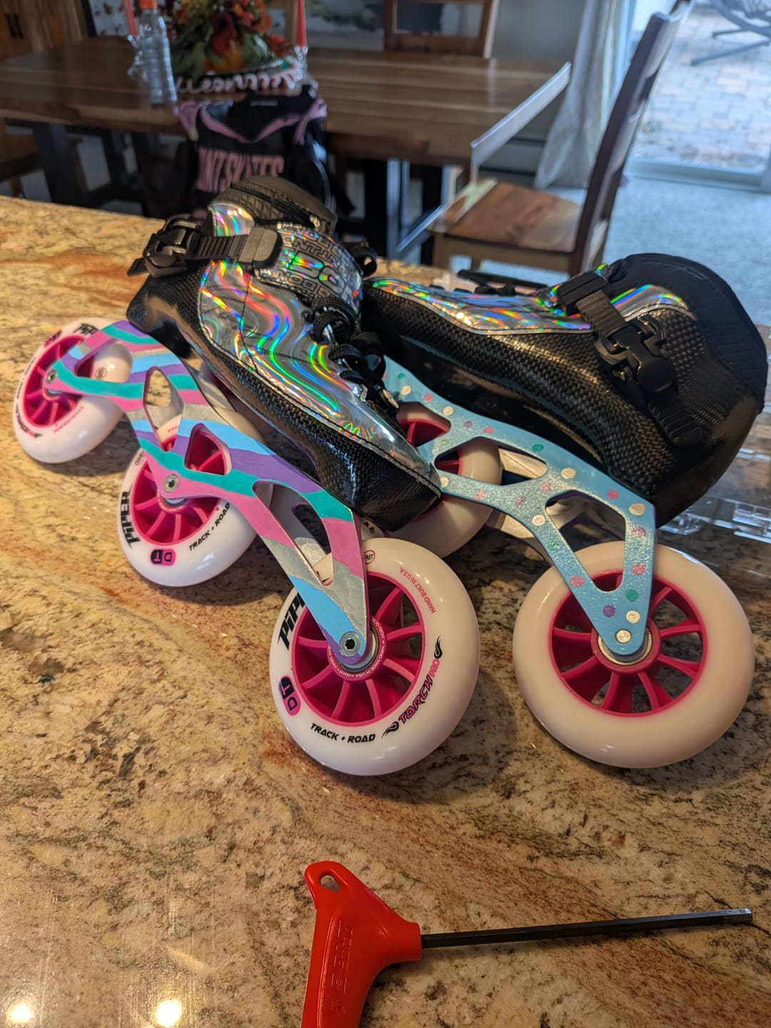 Customer photo review of Eclipse 195mm Inline Skate Boot