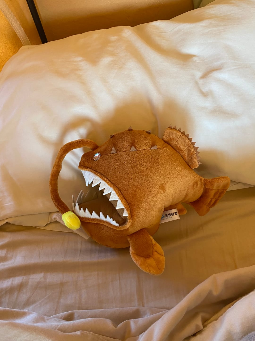 Customer photo review of Anglerfish Soft Stuffed Plush Toy