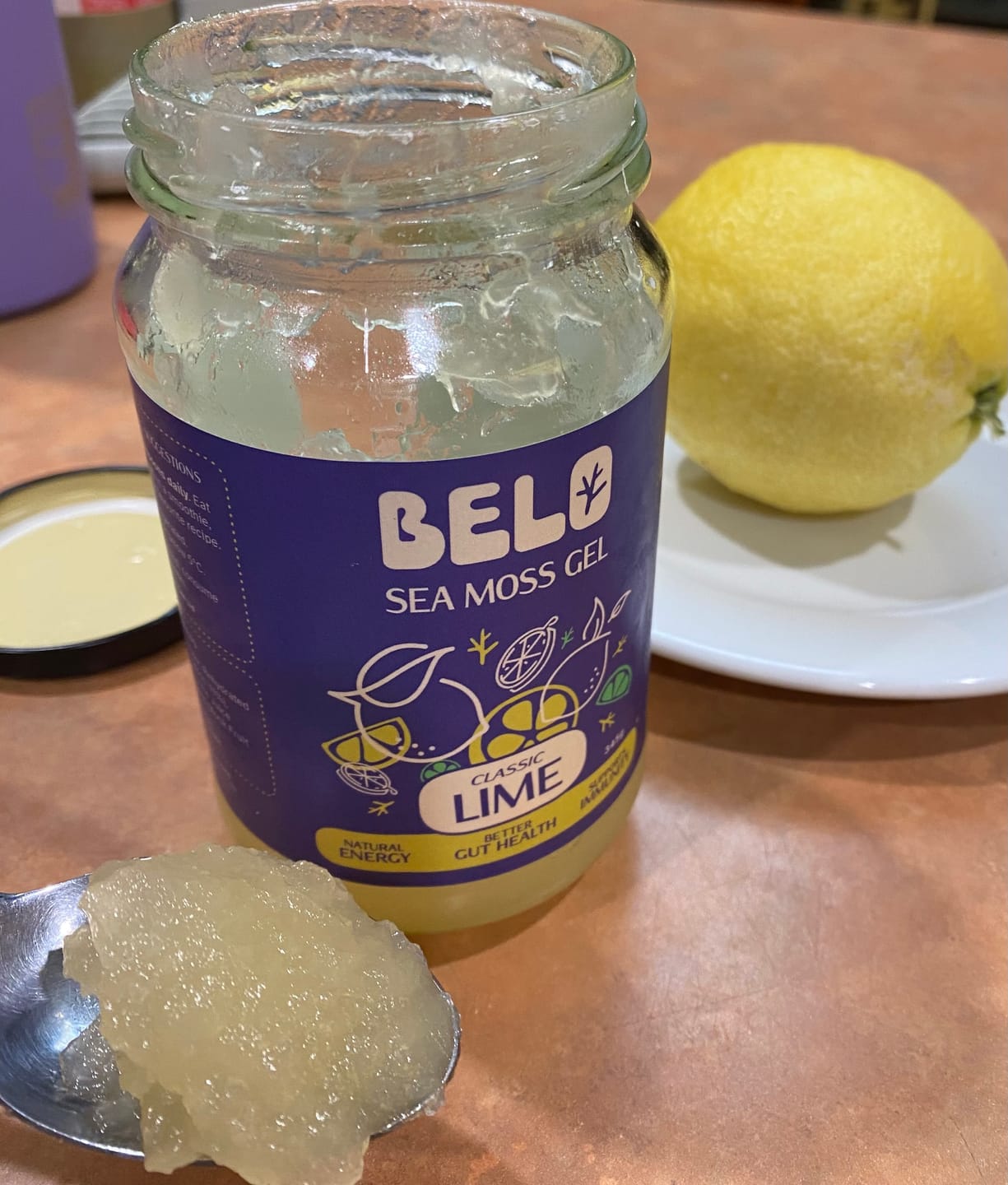 Customer photo review of Belo Sea Moss Gel - Classic Lime
