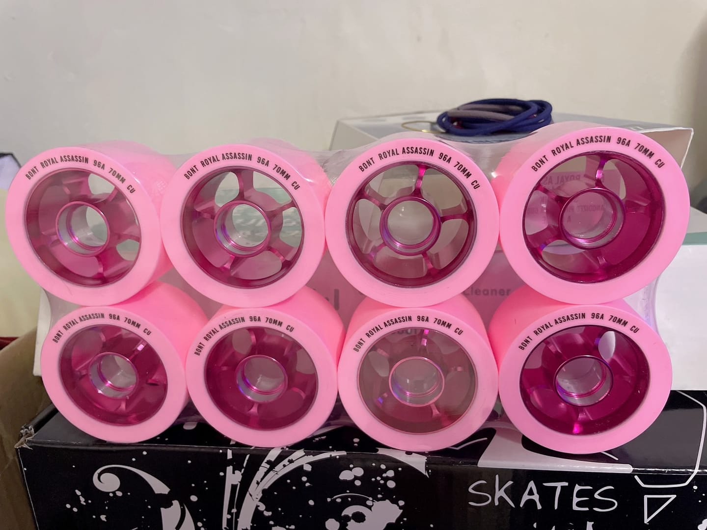 Customer photo review of Royal Assassin Indoor Roller Skate Wheels
