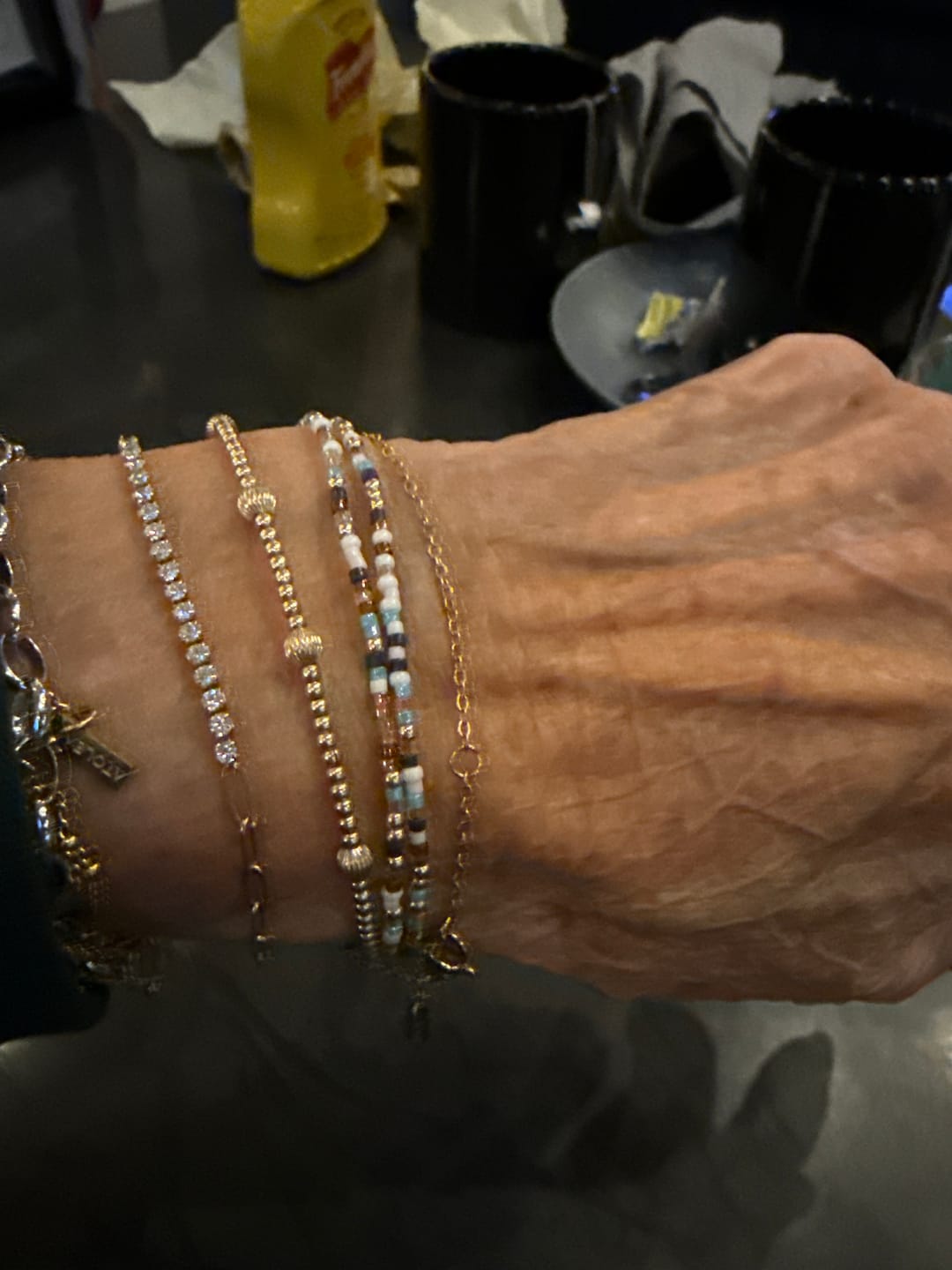 Customer photo review of Fae Tennis Bracelet