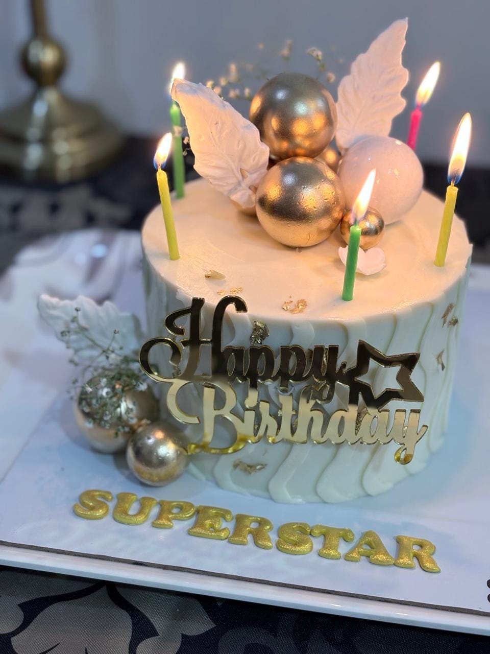 Customer photo review of Customized Flower Cake