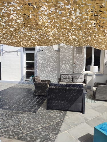 Customer photo review of Filet de camouflage renforcé sable