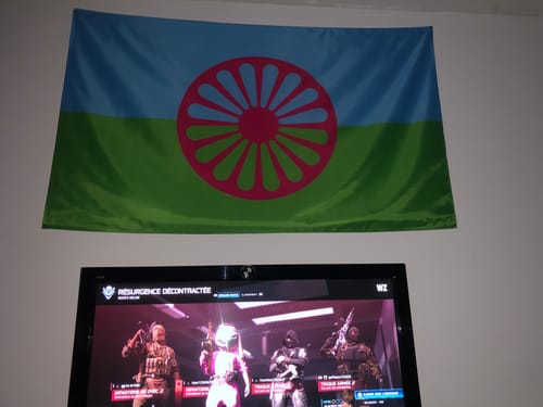 Customer photo review of Drapeau Gitan Officiel