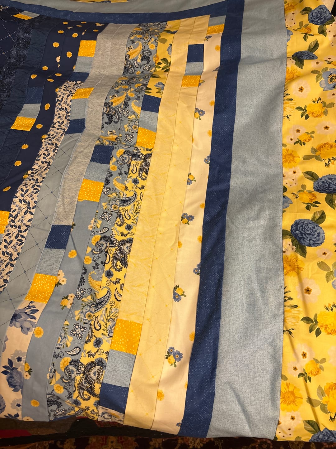 Customer photo review of True Fabrics - Sunshine Blooms - Fabric by the yard