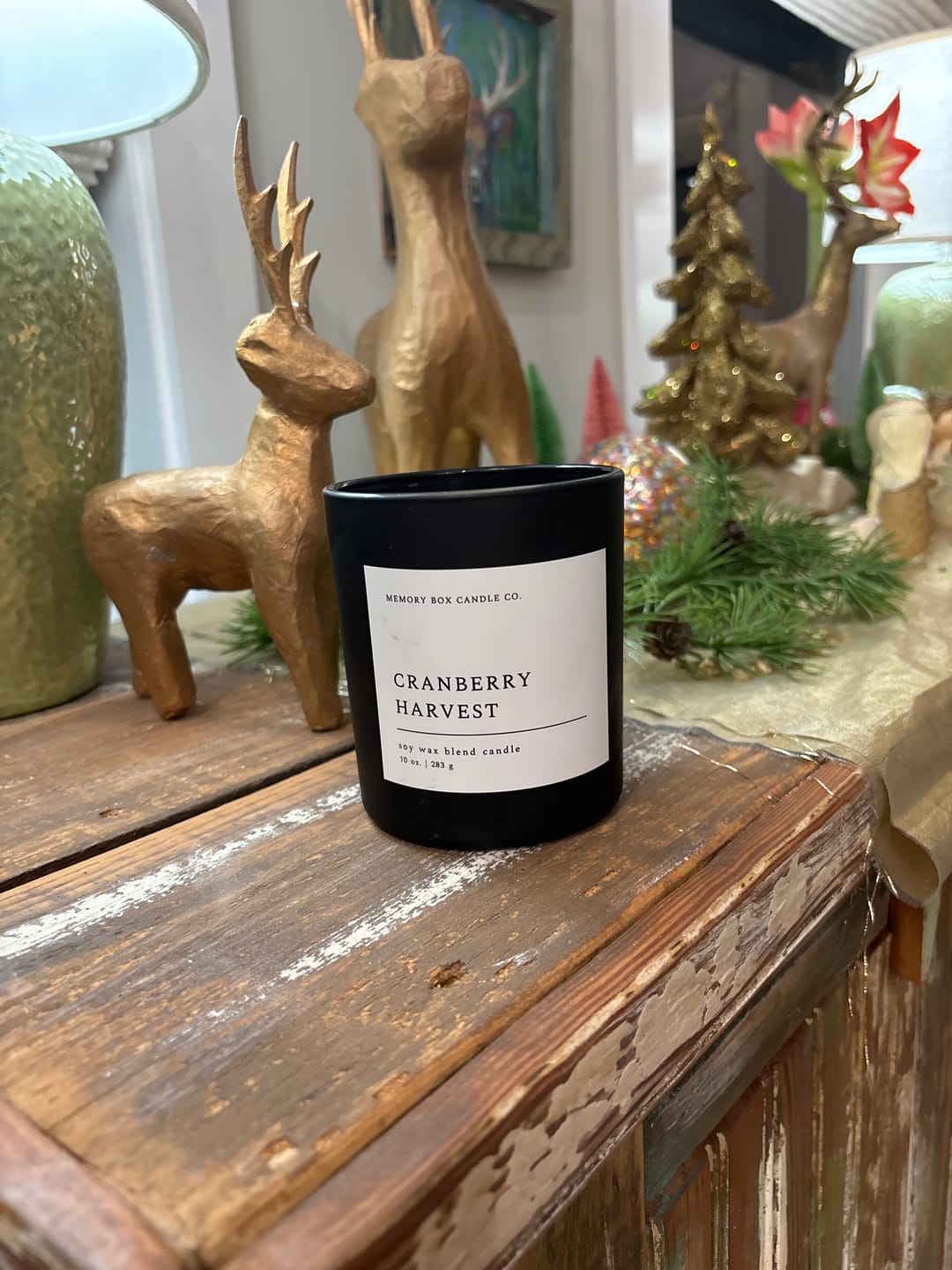 Customer photo review of Cranberry Harvest 10 oz. Candle